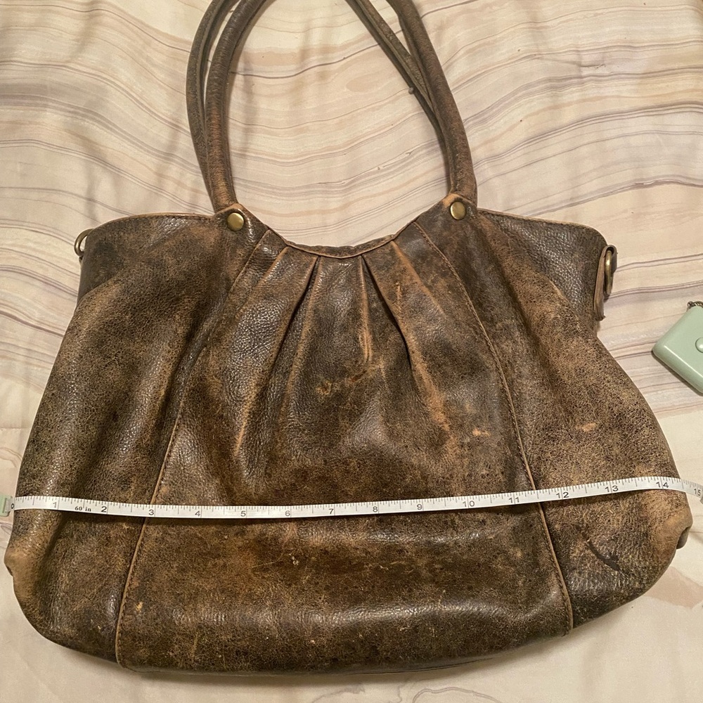 Latico Vintage Leather Shoulder Bag in Brown - Picture 7 of 7